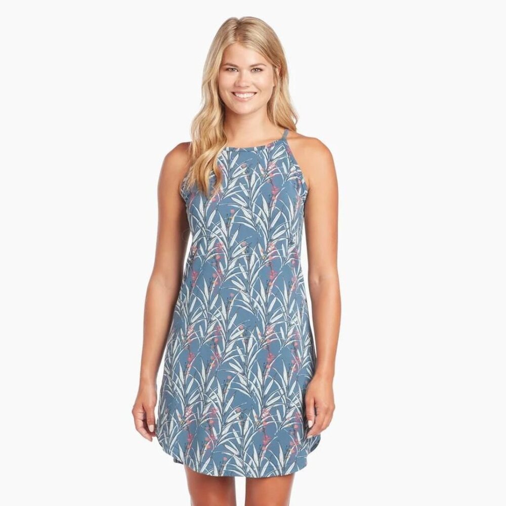 KÜHL Women's Kandid™ Sleeveless Floral Print Dress, Size XL, Overcast Print‎
